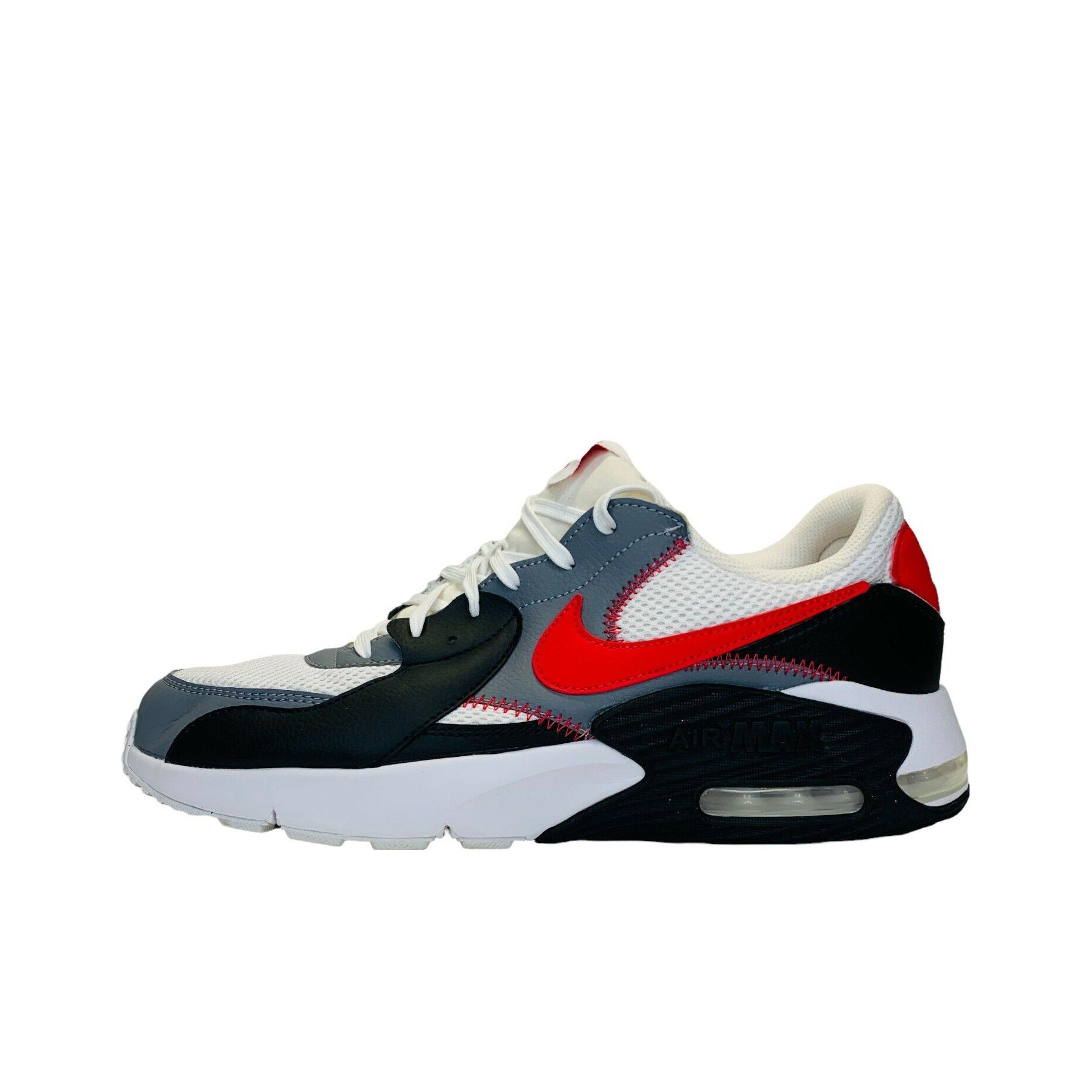 Nike Air Max Excee factory GS White Cactus Red Blue Shoes Size 6Y