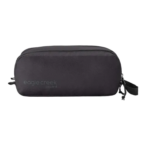 EAGLE CREEK Recycled Polyester Toiletry Bag Trumpets Unisex Black