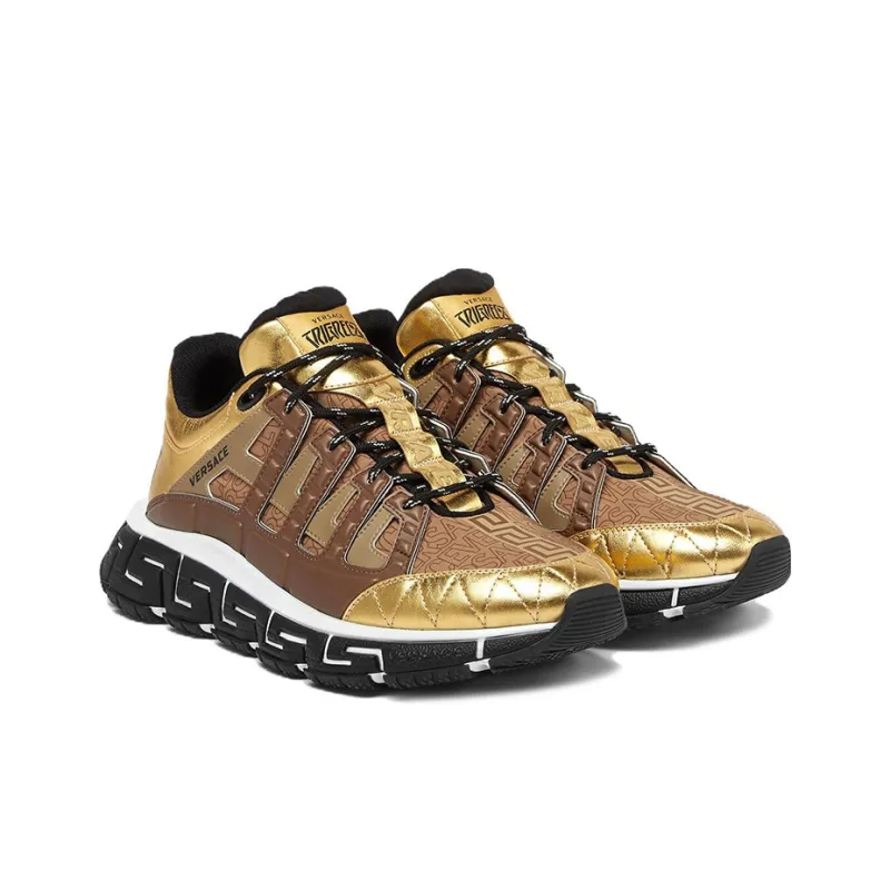 VERSACE Trigreca 'Gold Marrone'-2