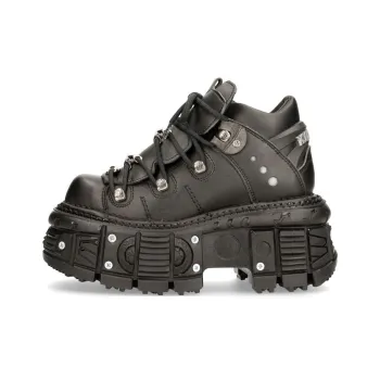 NEW ROCK High-Top Casual Shoes Unisex Black