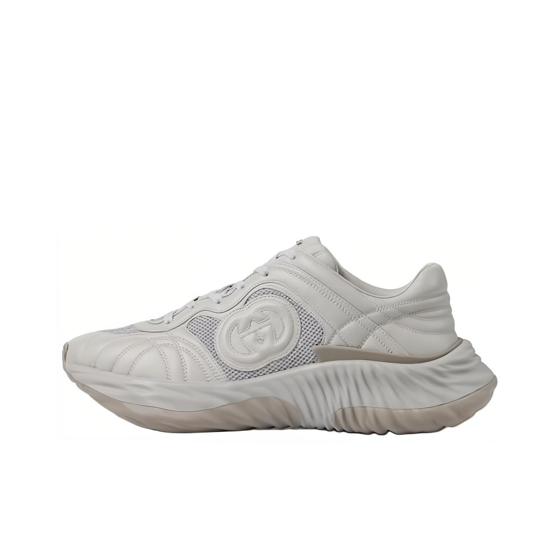 ゆり GUCCI Ripple Sneaker 'Grey' - POIZON
