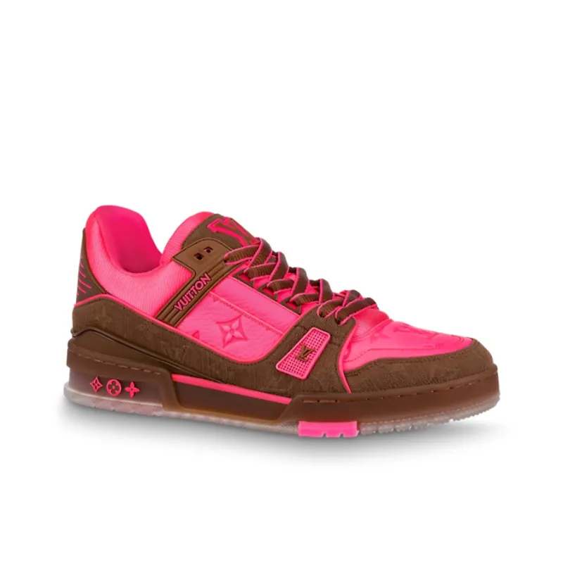LOUIS VUITTON Trainers 'Pink Monogram'-1