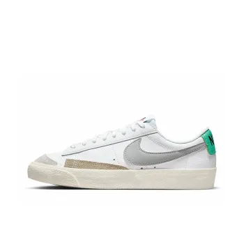 Nike Blazer 77 Slip-Resistant Cushioning Wear-Resistant Low-Top Skateboard Shoes GS White