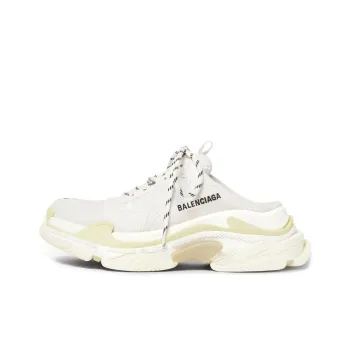 Balenciaga Triple S Mules 'White Double Foam And Mesh' Women's