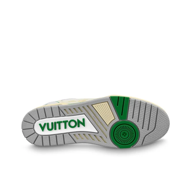 LOUIS VUITTON Lv Trainers 'Green Mesh'-4