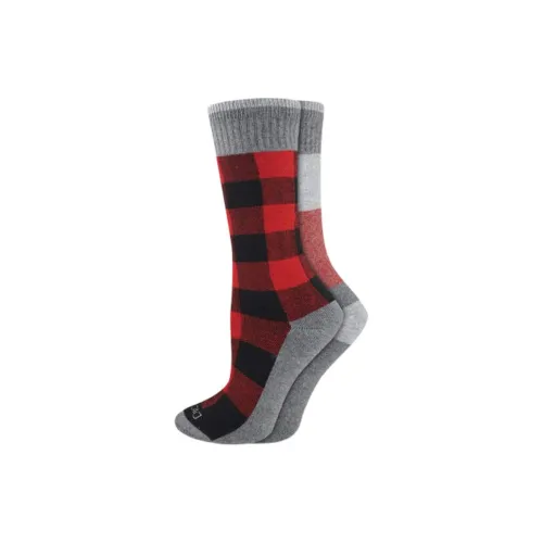 Dickies Mid-Calf Socks Women's 2 Pack Red