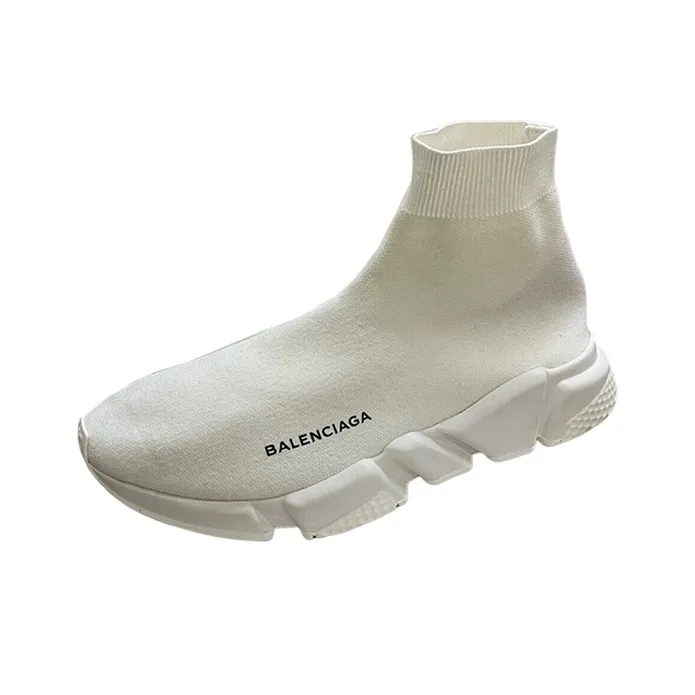 Balenciaga Speed Trainer Mid 'Triple White'-0