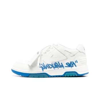 OFF WHITE Out Of Office Low Top For Walking Sneaker 'White Blue'