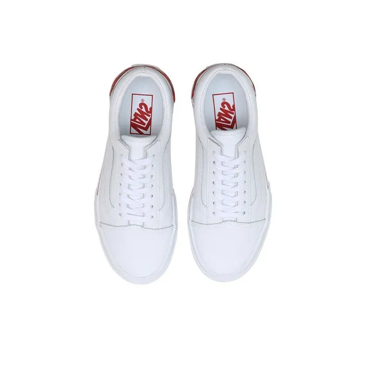 Vans Old Skool Stacked Ayakkabi 'White Red'-2