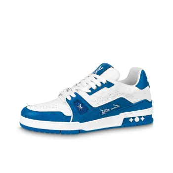 LOUIS VUITTON Lv Trainers 'White Blue'
