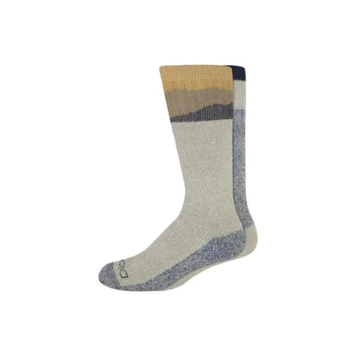 Dickies Mid-Calf Socks Men's 2 Pack Light Khaki