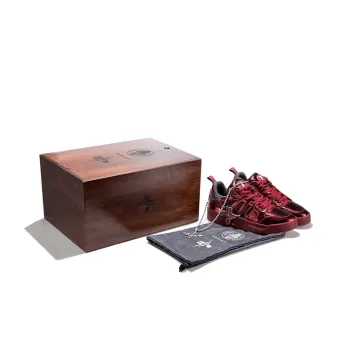 Palladium Pallaslam Jlin Collaboration Anti Slip Wear Resistant Low Top Skateboard Shoes Men's Red