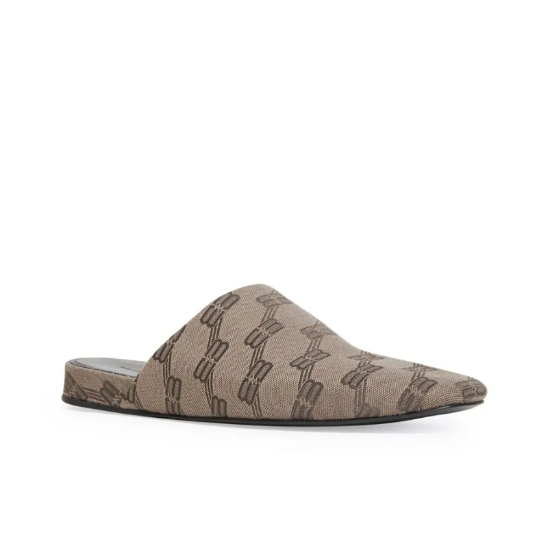 Balenciaga Bb Monogram Cosy Mules 'Beige Brown' Women's-1