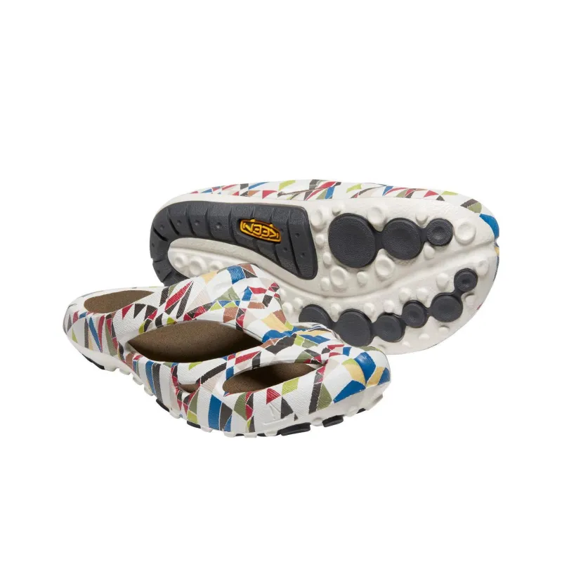 KEEN Shanti ARTS Slippers River Trekking Shoes Women's White Printed Pattern-2