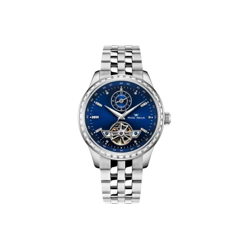 Welly Merck Mechanical Movement Men's Watches Blue Dial