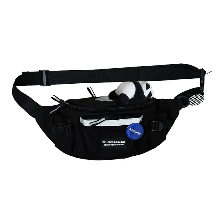 Bywhich Nylon Sling Bag Regular Unisex White/Black/Gray-4