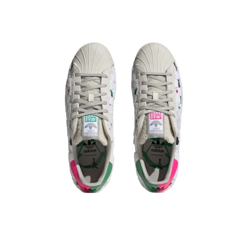 Adidas Originals Superstar 80s X Han Meilin 'White Black Green'-3
