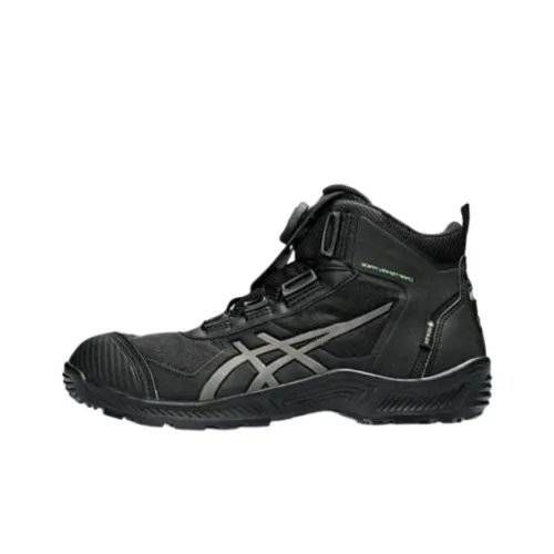 Asics Winjob Outdoor Performance Shoes Men Mid-Top Black