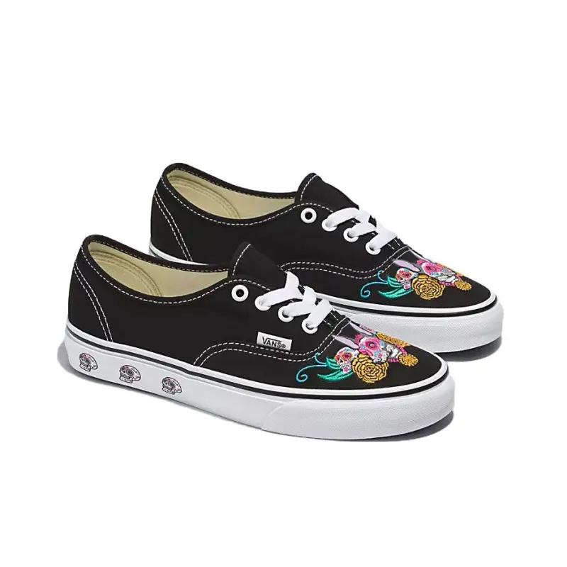Vans Authentic Dia De Los Muertos 'Black'-2