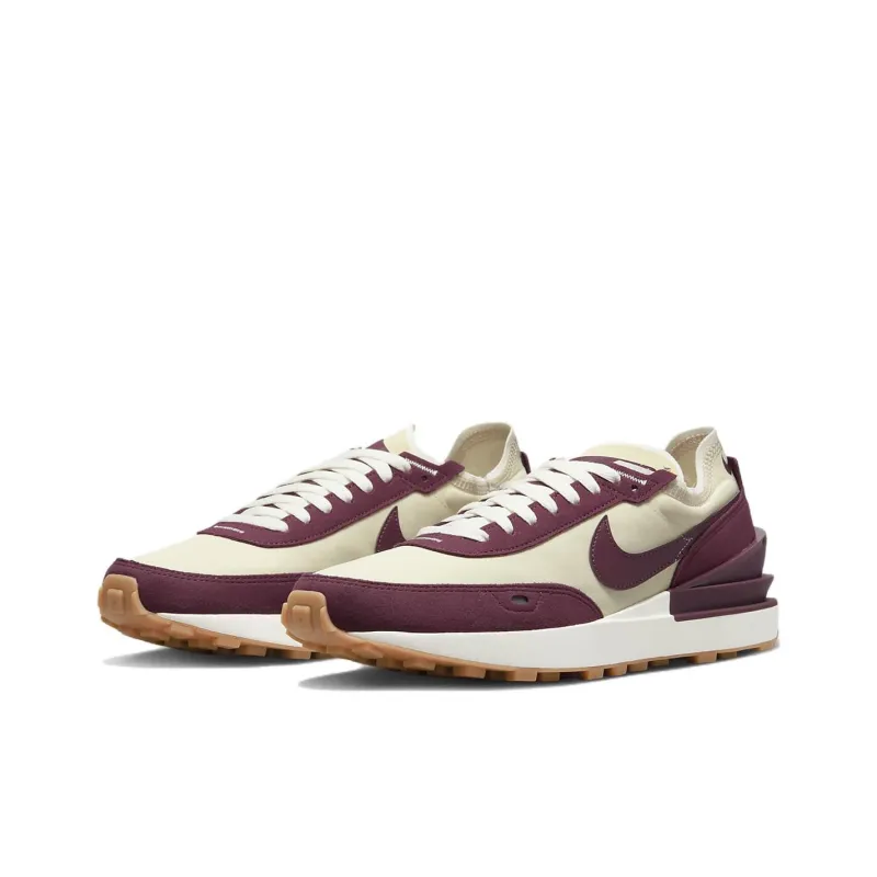 Nike Waffle One Se Coconut Milk Night Maroon-2