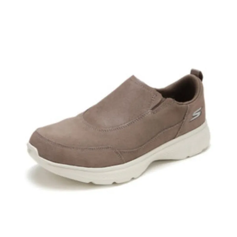 Skechers Go Walk 4 Cushioning Anti-Slip And Wear-Resistant Low-Top Casual Shoes Men's Khaki-2