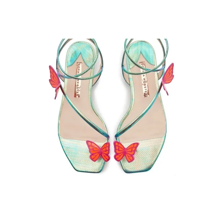 Sophia Webster Vanessa Strap Sandals Women's Turquoise-4
