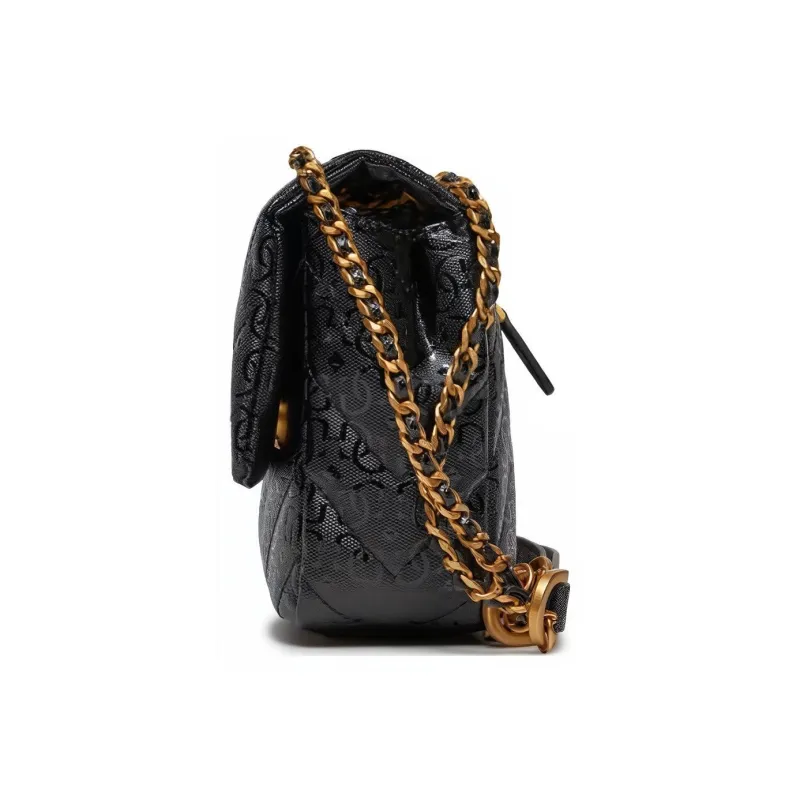 GUESS Artificial Leather Portable Crossbody Bag Shoulder Bag Women's Black-2