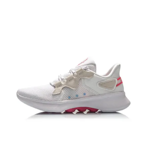 LiNing EazGo Breathable Low-Top Comfortable Running Shoes Women's Standard White