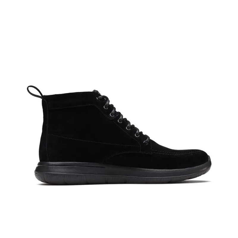Skechers GO WALK City Ankle Boots Men All Black-1