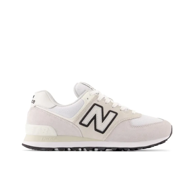 New Balance 574 White Black Off White-1