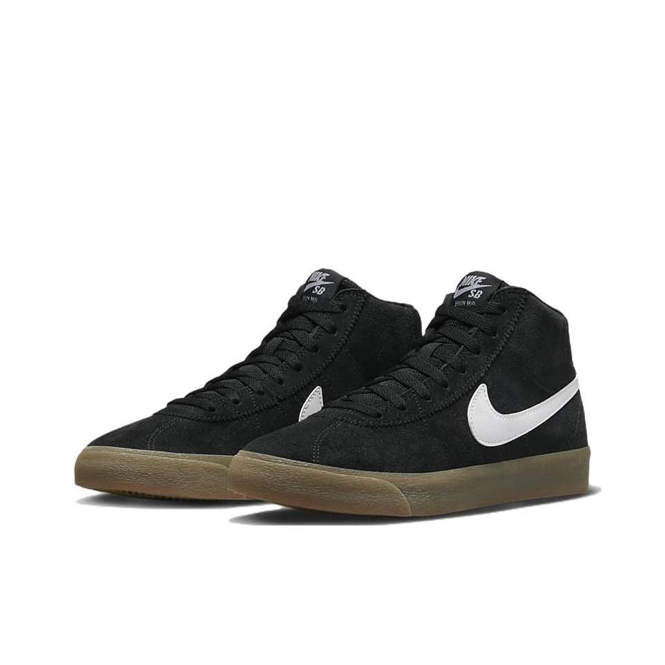 Nike SB Bruin Mid Black White Gum US M 6.5