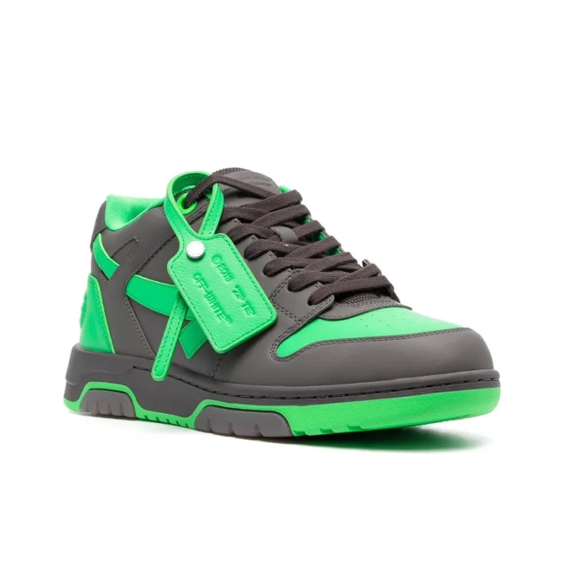 OFF WHITE Out Of Office Low Black Green Fluo-2
