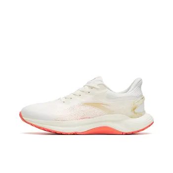 Anta Gen 3.0 Cushioned Slip Resistant Abrasion Resistant Low Top Running Shoes Men's White Red