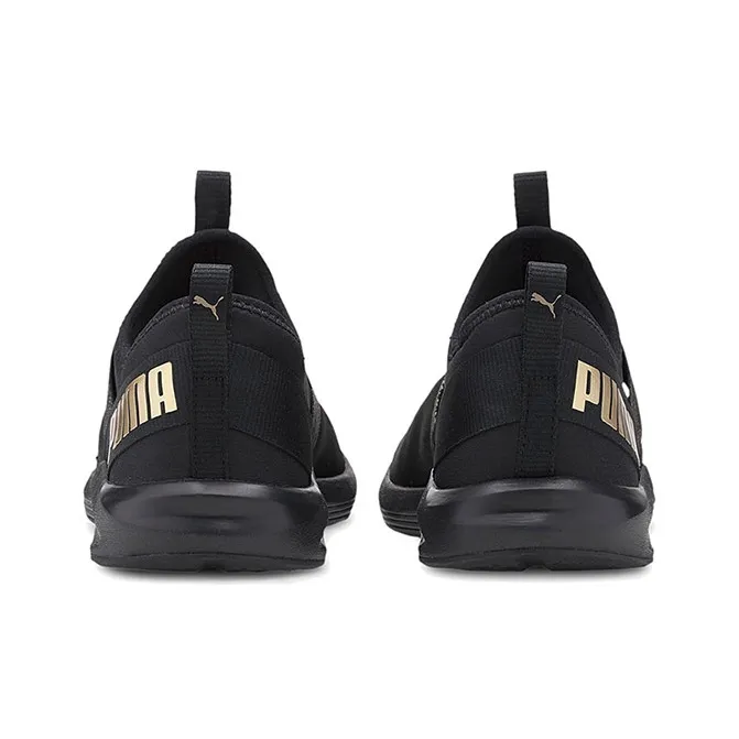 PUMA Prowl Slip on Metallic Low top Running Shoes Black Women's-4