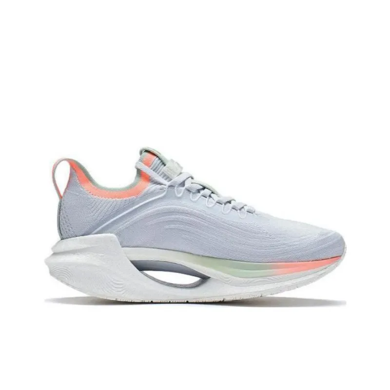 LiNing Shadow Essential Cushioning Anti Slip And Wear Resistant Low Top Running Shoes Women's Light Frost Blue-1