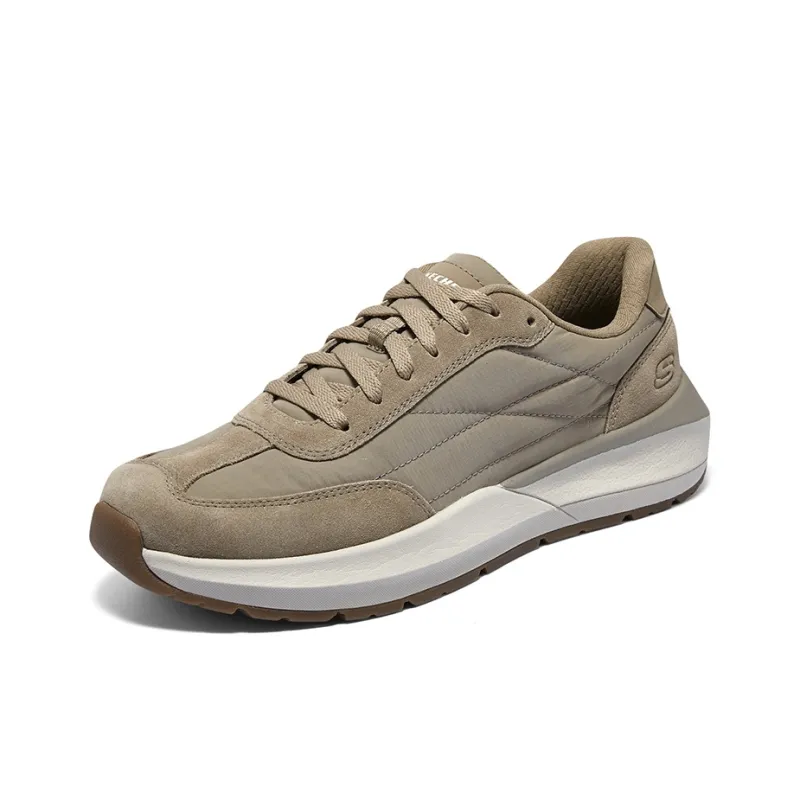 Skechers Global Jogger Wear Resistant Low Top Casual Shoes Men's Greige-2