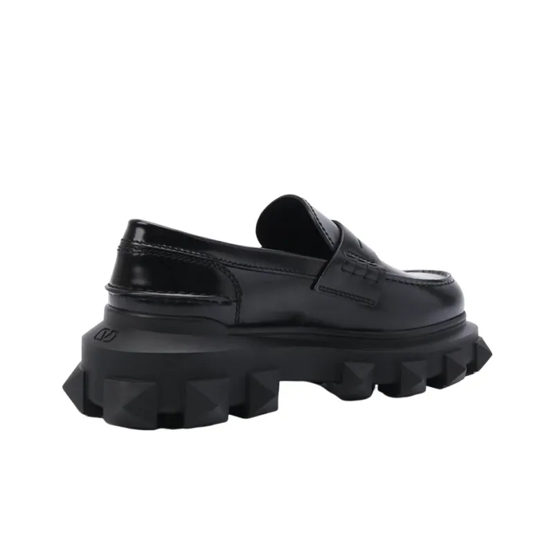 Valentino Trackstud Loafer 'Black'-2