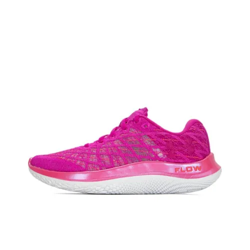 Under Armour Flow Velociti Wind Running Shoes Women's Low-Top Rose Red