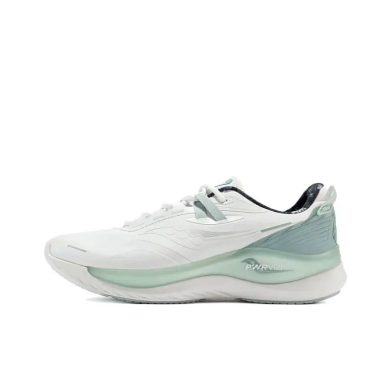 Saucony Phoenix Inferno 2 Cushioned Slip Resistant Breathable Lightweight Low Top Running Shoes Unisex White Blue-0
