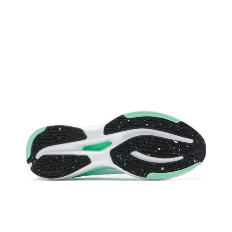 QIAODAN Flying Shadow Team1.0 Anti Slip Wear Resistant Low Top Running Shoes Men's White Green-6