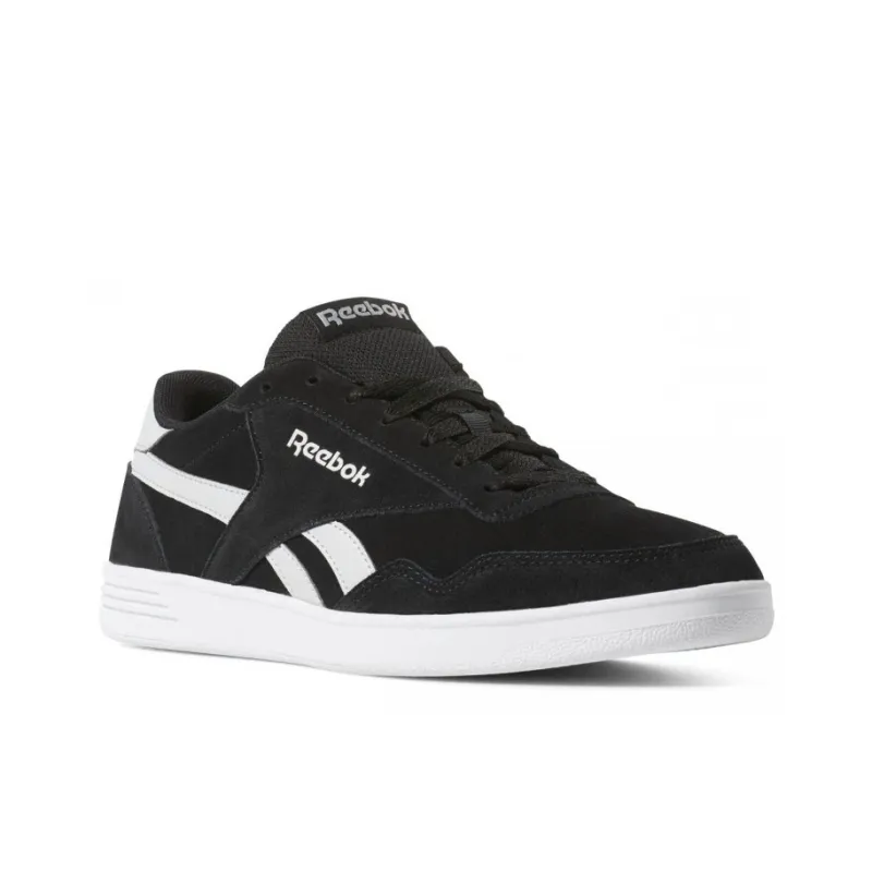 Reebok Royal Techque Skateboard Shoes Men Low-Top Black/White-2