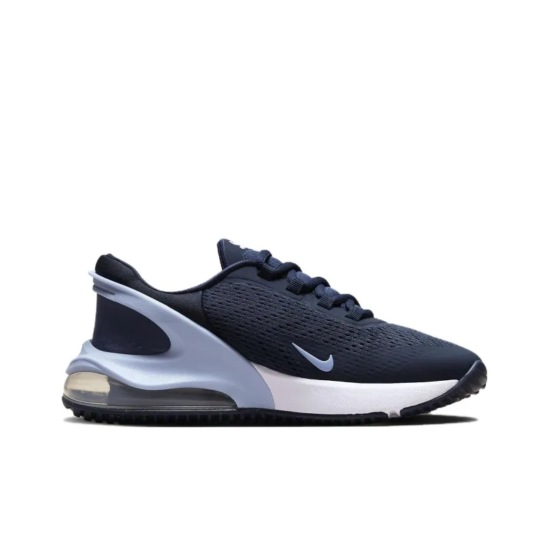 Nike Air Max 270 Slip Resistant Cushioning Abrasion Resistant Low Top Casual Shoes GS Blue White-1