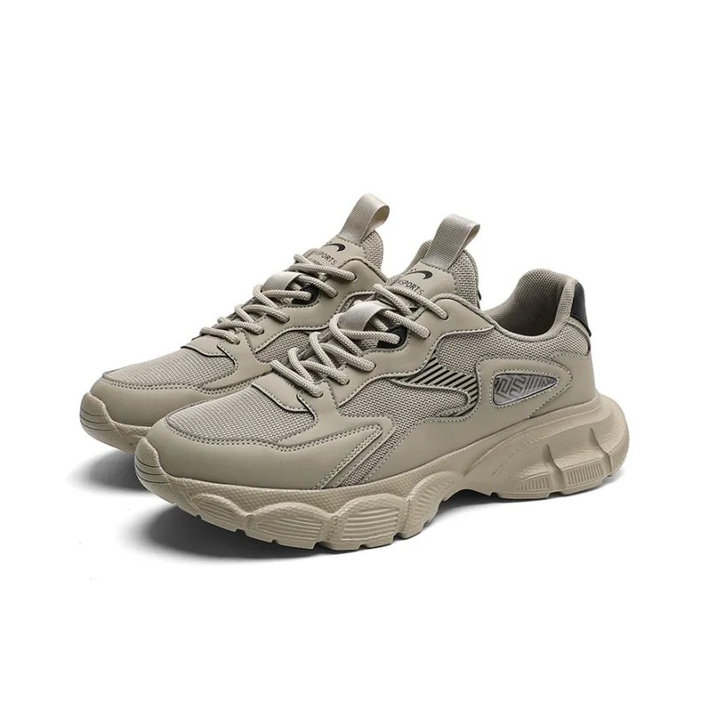 K bird Abrasion Resistant Height Increasing Low Top Chunky Sneakers Men's-3