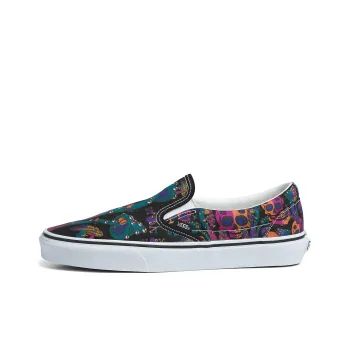 Vans Classic Slip On 'Black Purple Orange'