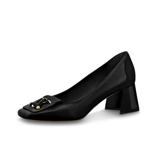 LOUIS VUITTON Shake High Heels Women's Black