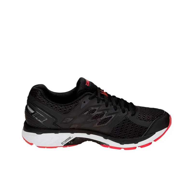 Asics GT 3000 5 Breathable And Wear resistant Low Top Running Shoes Men's Black Red-1