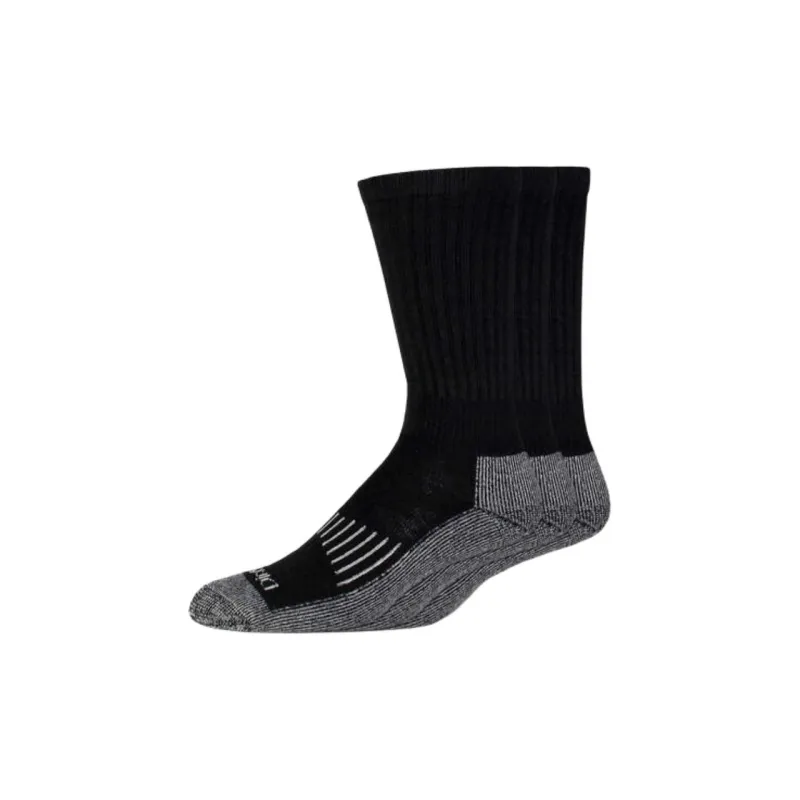Dickies Mid-Calf Socks Men's 3 Pack Black-0
