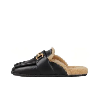 GUCCI Horsebit Mule Black Women's