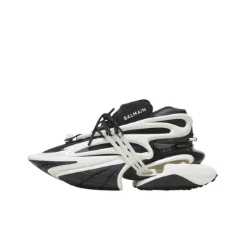 BALMAIN Unicorn Low Top Black White