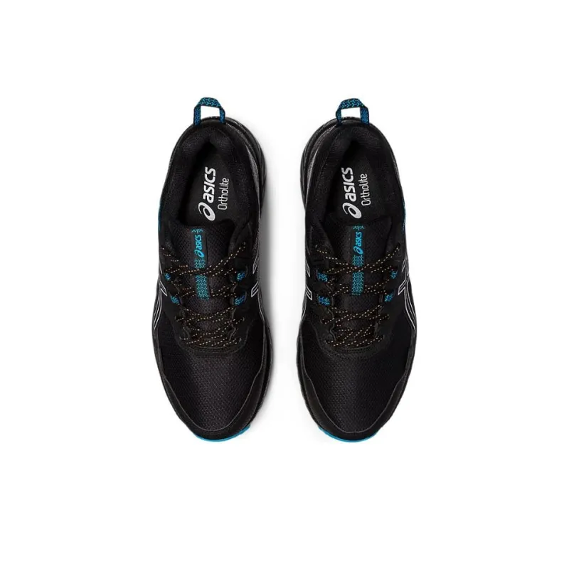 Asics Gel Venture 9 Waterproof 'Black Blue Peach'-4